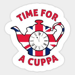 Time for a cuppa Sticker